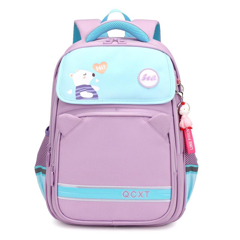 Children's Burden Reduction and Spine Protection Schoolbag for Primary School Girls' Ultra Light High End High End Backpack