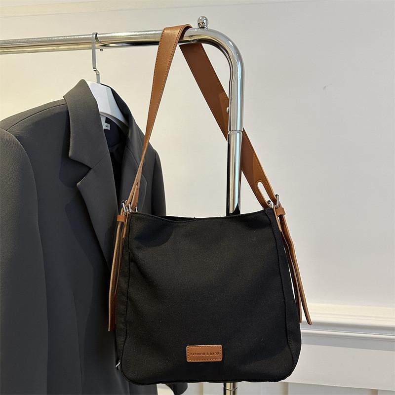 Versatile Chic Black And White Or Colorful Canvas Tote Backpack For Daily Use