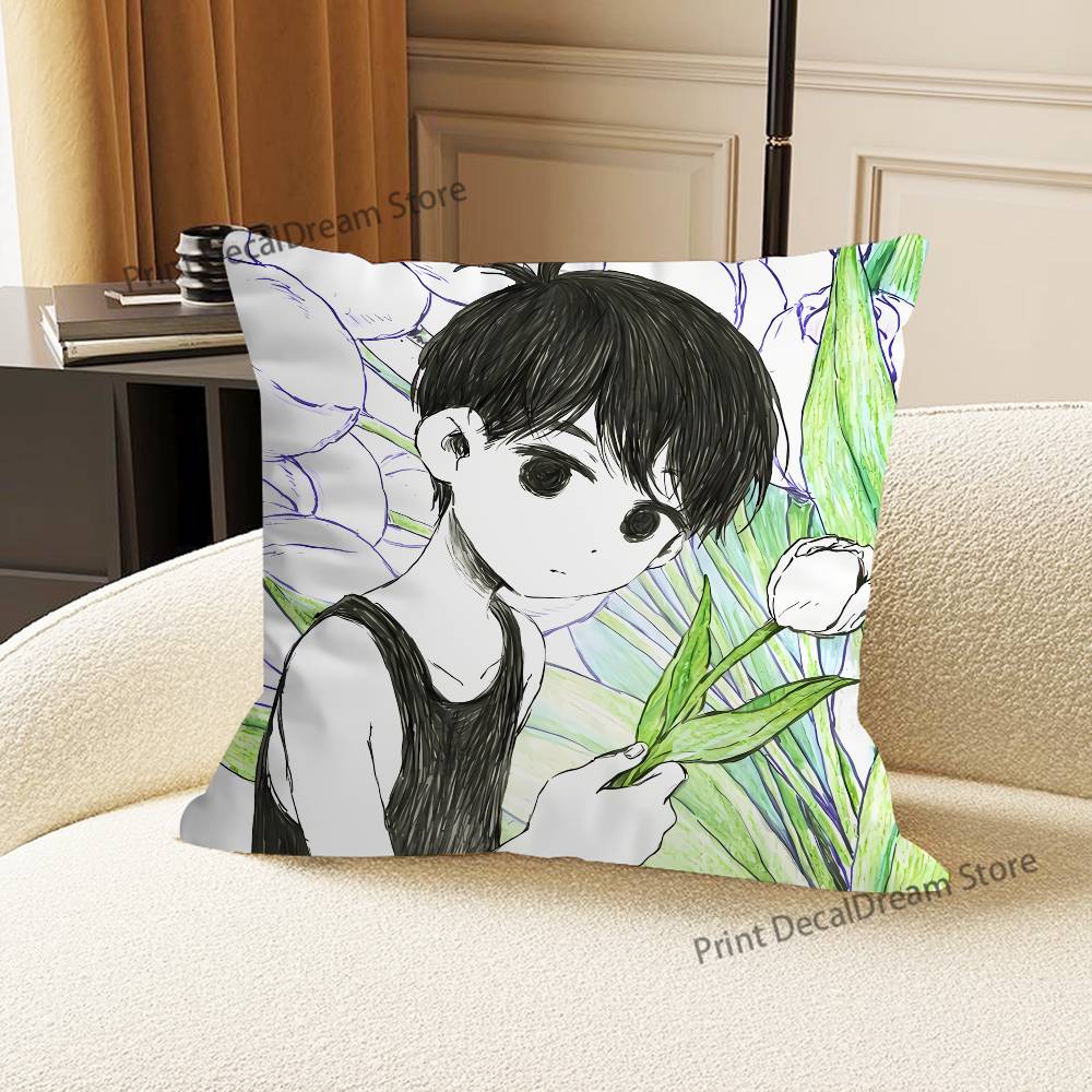 O-Omori-S Game Pillow Case Ultra Soft Skin Friendly Fabric Cloud Like Comfort & Concealed Zipper