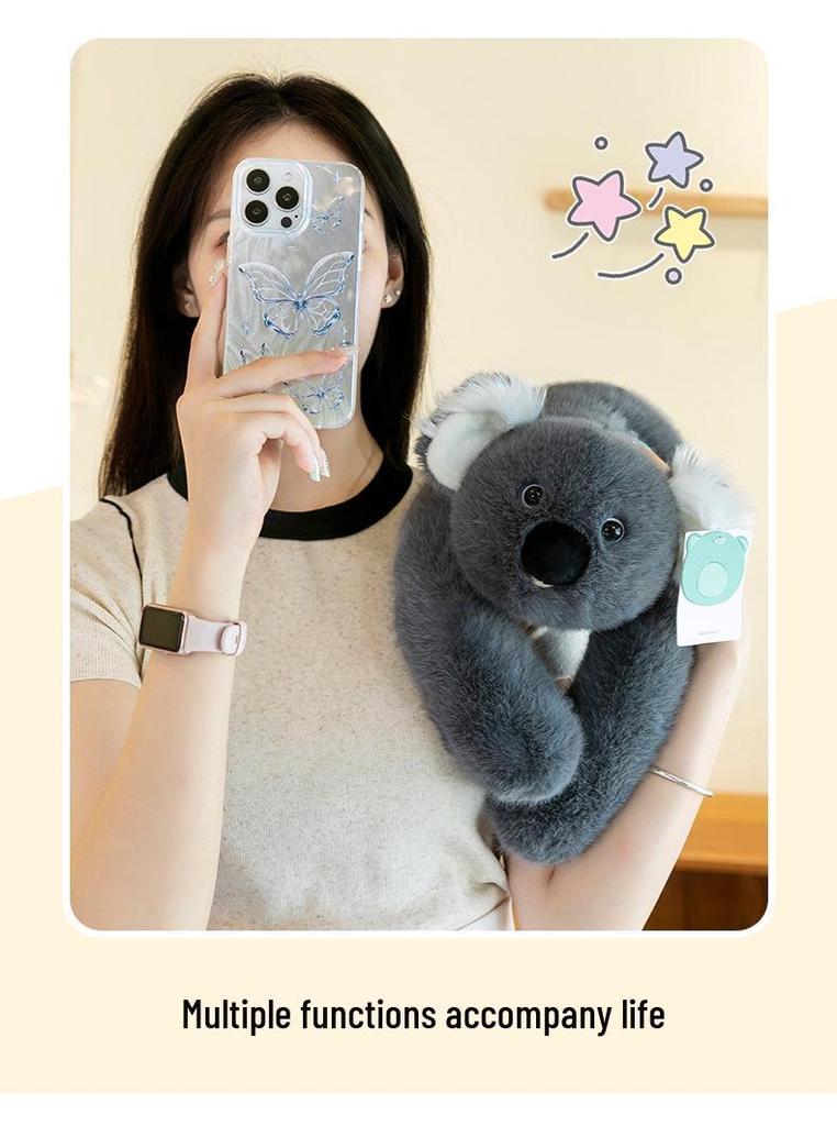 Adorable Pet Plush Toy: Soothing Lying Pose for Bedtime Hugs - Perfect Birthday Gift