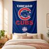 Chicago Cubs Tapestry Highquality for Decorating Living Room Bedroom Dorm Walls Ideal As Bedroom Wallart Orholiday Gift