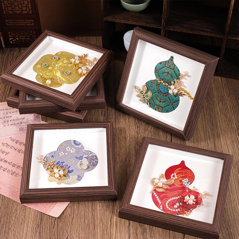 DIY Pearl Brocade Painting Kit: Chinese-Style Photo Frame for Spring Festival, Mother's Day & Team Building