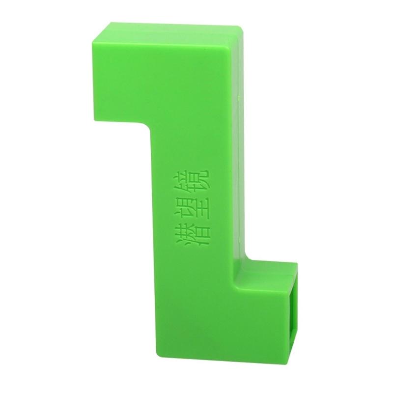 

Easy to Assemble Periscope Toy Physics Optics Experiment Set for Toddlers Hands On Assembly Toy Physics Learning Tool зелёный