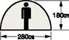 CAPTAIN STAG Ordina Screen Dome Tent (for 6 People) (with Carry Bag) M-3118