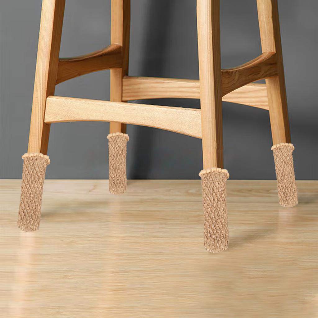 20Pcs Thickened Knitted Table Chair Leg Floor Protectors Covers Furniture Leg Socks for Hardwood Floors
