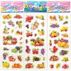 10 Sheets 3D Puffy Stickers Fruit Vegetable Bulk Stickers Scrapbook Decoration Birthday Festival Gifts for Adult Boy Girl