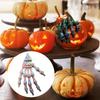 1pc 3D Printed Movable Skeleton Hand Joint Model - Flexible Articulated Palm Figurine, Collectible Desk Toy for Stress Relief