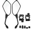 Kolip Universal Motorcycle Mirrors With M8 M10 Bolt Convex Handlebar Mount Rear View Side Mirror For Bike Scooter ATV