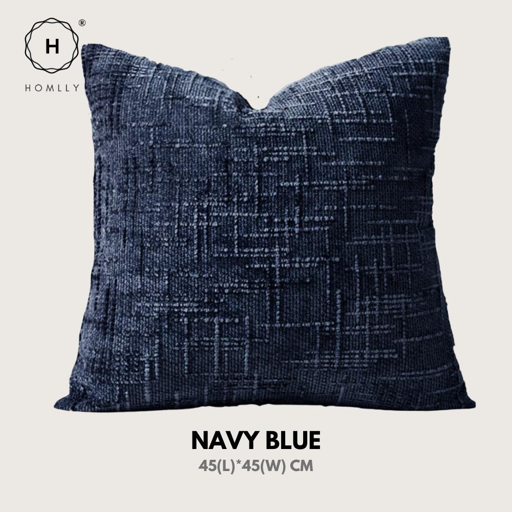 Homlly Fjord Textured Chenille Decorative Pillow Cushion Cover Case (45x45cm) X2PCS