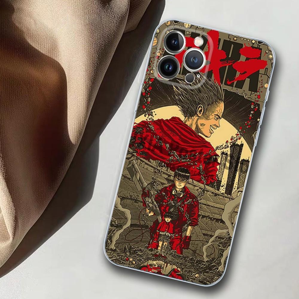 AKIRA Phone Case For iPhone 14 11 12 13 Mini Pro XS Max Cover 6 7 8 Plus X XR SE 2020 Funda Shell