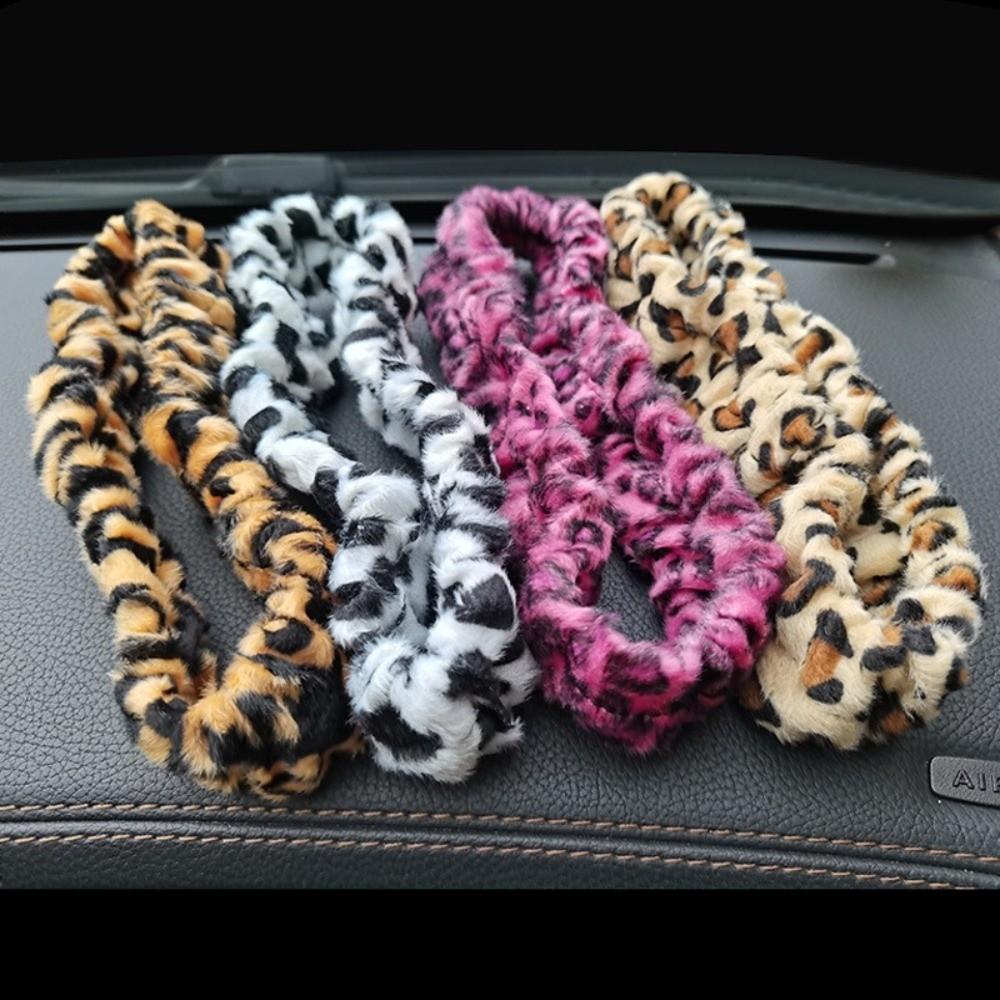 Highly Elastic Rear View Mirror Cover Elastic Design Plush Mirror Cover  For Car Interior Decor
