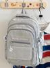 Schoolbag high-value simple casual couple travel backpack large capacity junior high school students multi-compartment backpack men