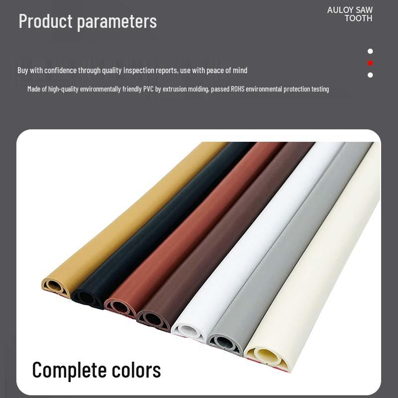 PVC Soft Floor Cable Duct: Insulated, Self-Adhesive Wire Management Channel with Thick Anti-Step Protection