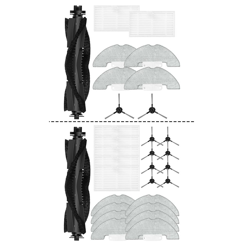 Main Side Brush Filter Mop Cloth Kit For Cleanova Vexilar W9 W11 W15 Robot Vacuum Cleaner Replacement Parts Accessories