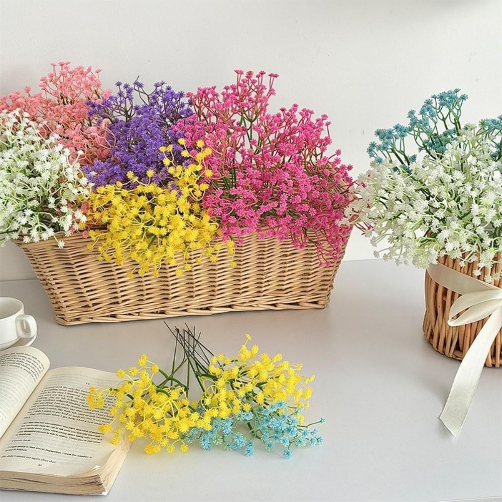 1PC Realistic Artificial Gypsophila Lifelike Plastic Flower Wedding Prop Event Layout