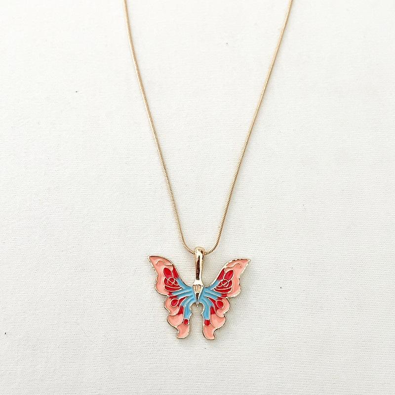 JMXD-Butterfly Fairy Necklace Dream Wonderland Alina Butterfly