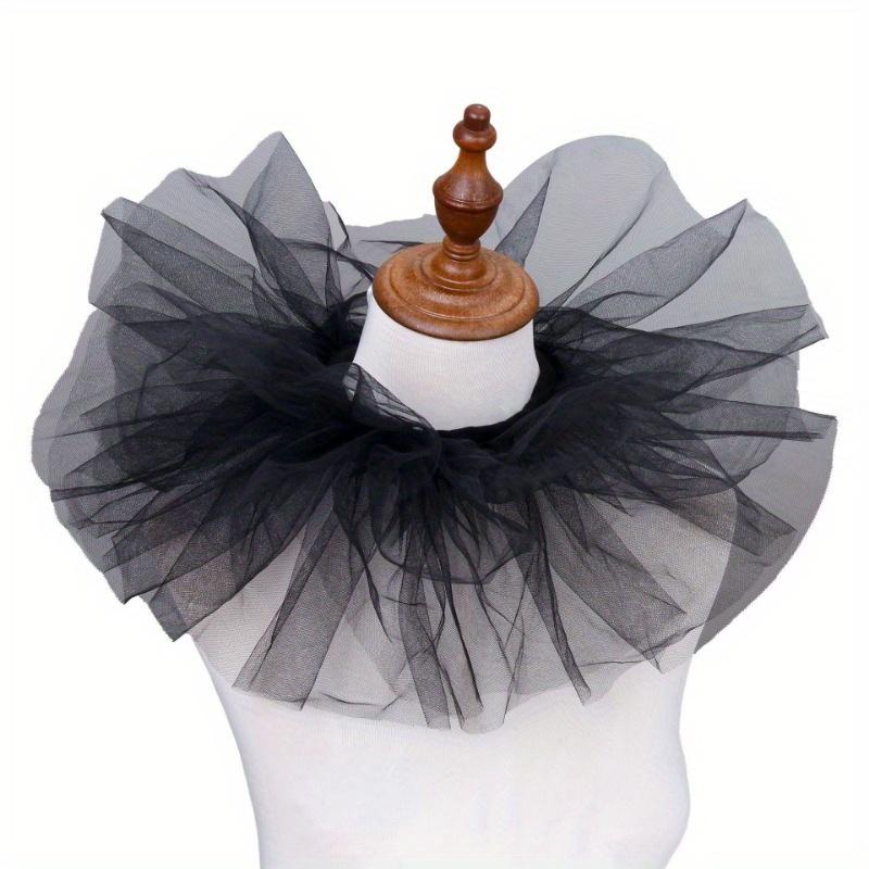 

Помпон из тюля, имитирующий воротник, для клоуна, викторианские придворные театральные аксессуары для пасхального представления