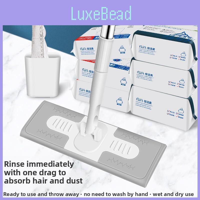 Floor Electrostatic Disposable Mop Rotating Dry Wet Cleaner Home Cleaning Tool