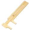 Double Scale Vernier Caliper Portable Brass Sliding Caliper Gauge Ruler Measuring Tool (80mm)