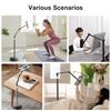 Eary Tablet Phone Floor Stand 360 Adjustable Height Angle Wider Heavier Metal Base Compatible With 4.7~12.9 Inch Screen Devices