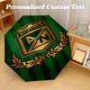 8‑Rib Automatic Umbrella, Atl Tico Nacional Design Foldable Umbrella for Sun Rain Protection Travel
