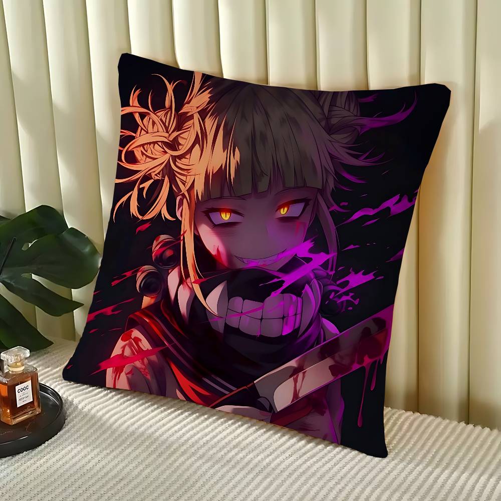 Anime Himiko Toga Pillow Cushion Cover Pillowcase Living Room Sofa Home Decor Customized