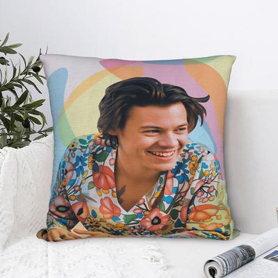 Sänger H-Harrys S-Styles Kissenbezug Weicher Kissenbezug für Sofa Auto Heimdekoration Lustiger Kissenbezug