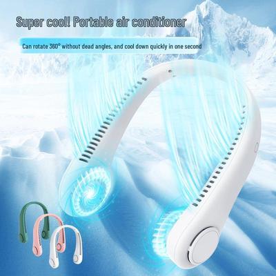 Tragbarer USB-Wiederaufladbarer Tragbarer Nackenventilator für den Außenbereich