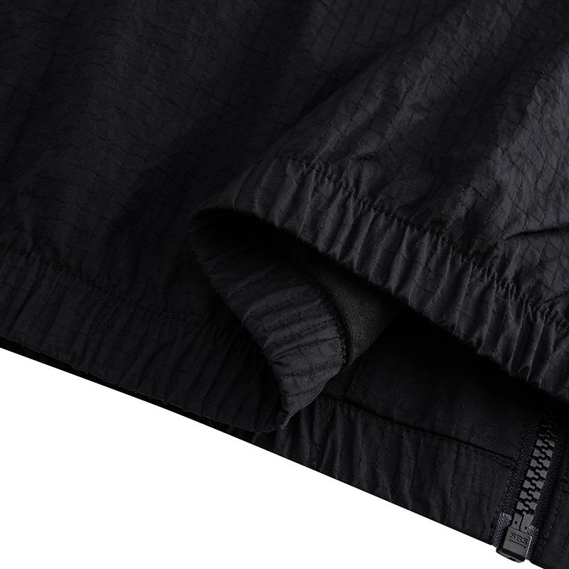 ANTA Unisex Kyrie Irving Series Water-Repellent Woven Hooded Sports Jacket Black/Grey 172541602N-3