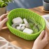 Hardness Bread Fruit Vegetables Basket Household Rattan Basket  Restaurant Serving Tabletop Display