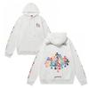 803 CHROME HEARTS Autumn and Winter New Plus Size Classic Style Logo Hooded Sweatshirt, Suitable for Couples to Wear