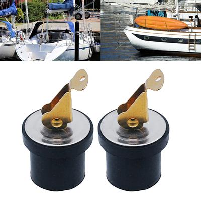 Multipurpose Compression Screw Tight Drain Plug Sealing Stoppers For Watercrafts Boat Yacht Maintenance 7/8Inch Diameter