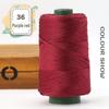 Lightweight Mercerized Cotton & Linen Thread for Hats, Shoes, Bags, Cushions. Perfect for Handmade Crafts with Upgraded Silk Line.