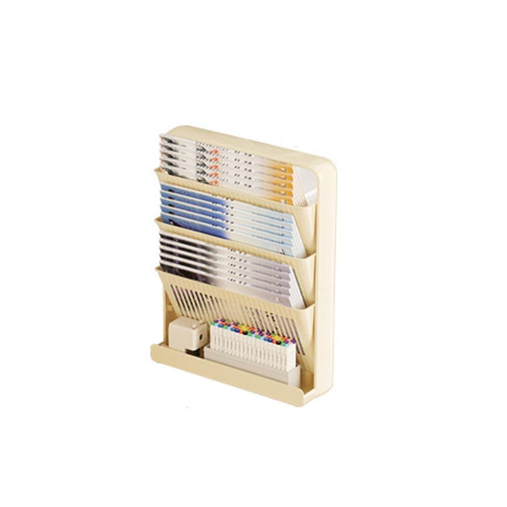 Removable Study Desk Organizer Multi-Layer Side Mounted Bookshelf  Student Table