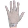Caprihom Silver Thin Opera Length Large Cut-Resistant Food Grade Mechanic Safety Gloves Metal Mesh Chainmail Butcher Meat