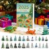 Nedräkningskalender för jul 2025, julgran, 24 dagar, blindbox, festival, akrylhänge, juldekoration