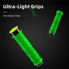 TPR bicycle grips with reflectors, green
