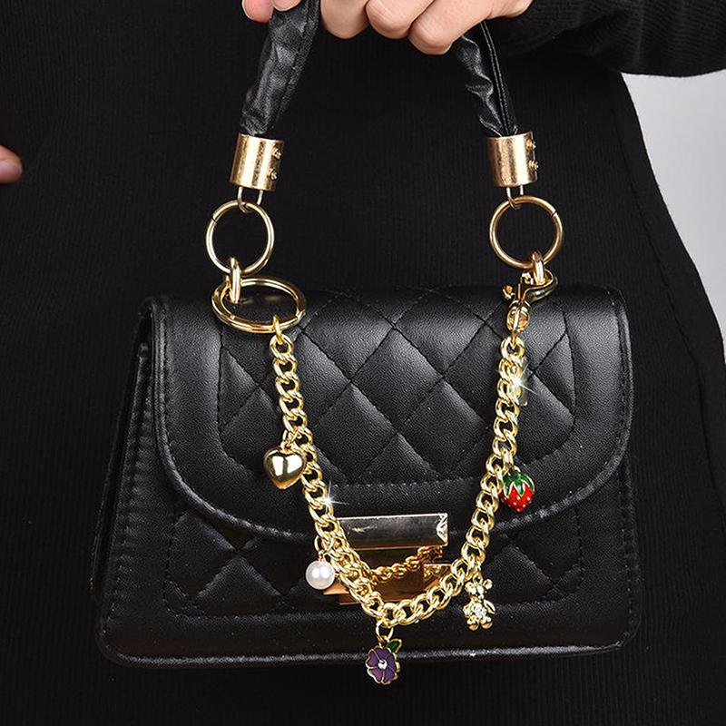 Rainbow Bear Bag Pendant Bag Chain Decorated Metal Wallet Accessories For Handbags, Tote Bags, Crossbody Bags And Shoulder Bags