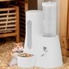 Hamster Water Bottle Bunny Water Dispenser with Food Container Leak-Proof Small Animal Drinking Feeding Accessories for Hedgehog