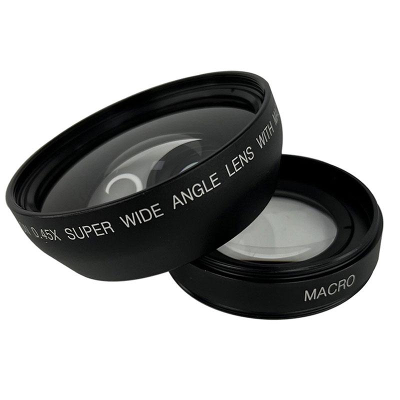 52mm 0.45x Fisheye Wide Angle Macro Lens Infrared Compatible High Definition Lens For Nikon 18-55mm 55-200mm 50mm 1.4 50mm