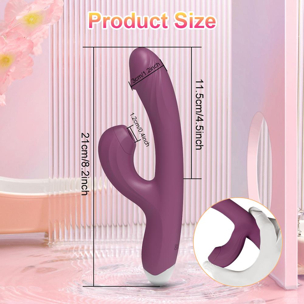 Kvinners G-punkt Vibrator Klitoris Sugekopp Kraftig Klitoris Vakuum Stimulator Silikon Vibrerende Kvinnelig Onani Sexleketøy Par