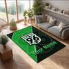 Hannover 96 Printed Crystal Velvet Rug Non‑Slip Crystal Velvet Carpet For Sofa Bedroom Indoor Home Decoration