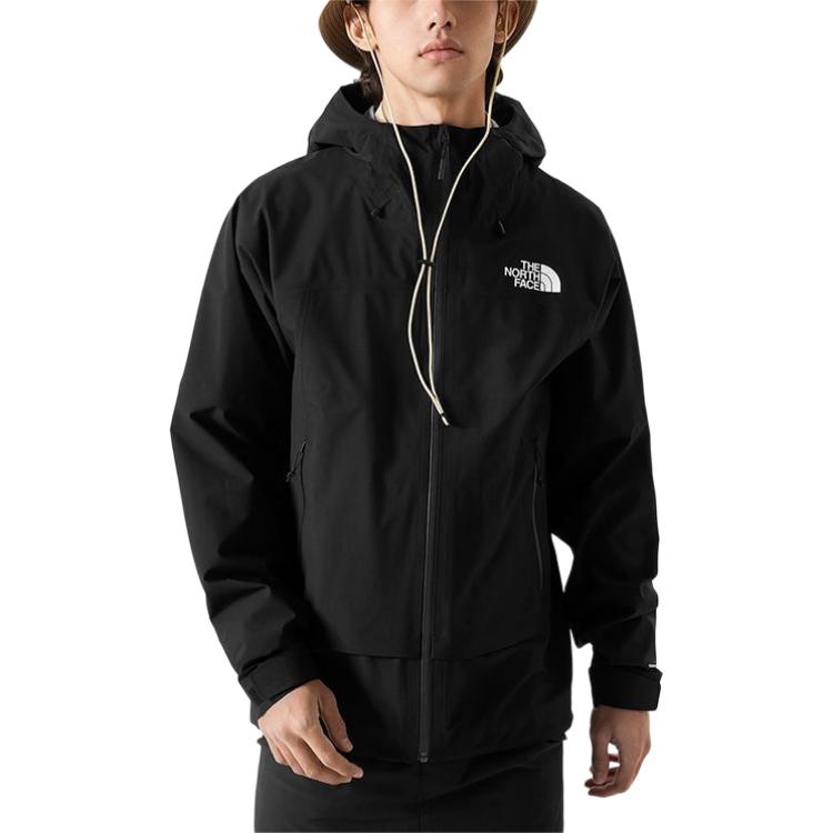 THE NORTH FACE FRONTIER FL Waterproof, Windproof, And Breathable Windbreaker Jacket Men's Black NF0A89SV-JK3