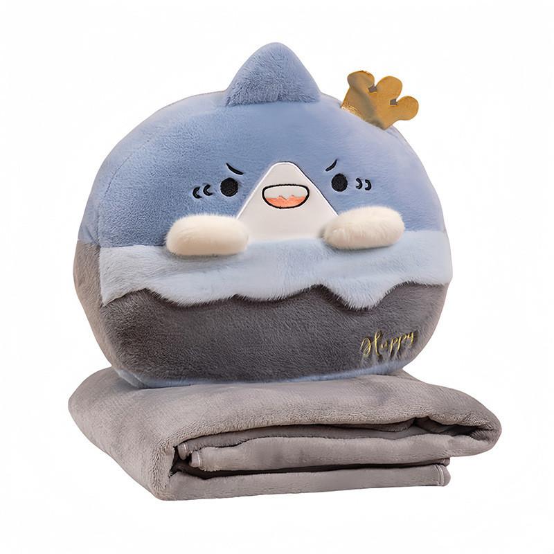 Plush Pillow Anime With Removable Blanket For Home Office Couch Gift Cushion