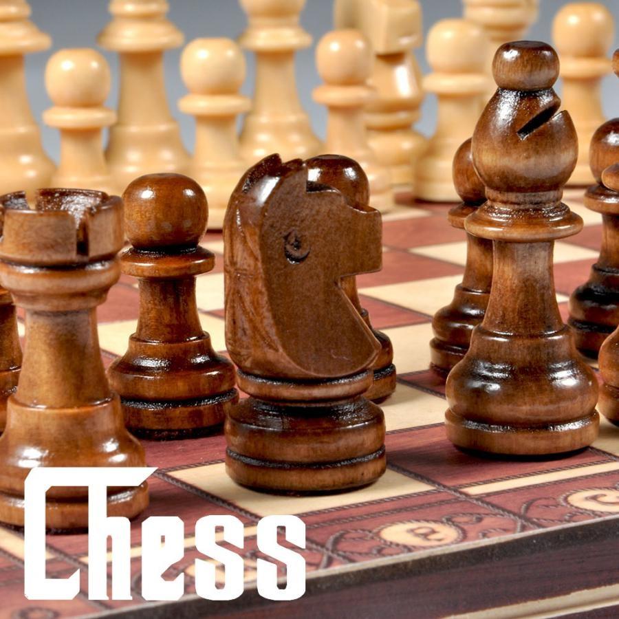 Internationales Schachspiel Backgammon Dame Holzschachspiel Klappschachbrett Schachspiele