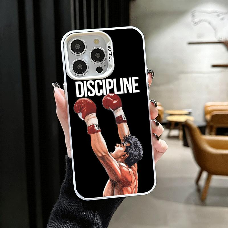 Hajime No Ippo Anime Stoßfeste Handyhülle für iPhone 17 Air 16 16E 15 Pro Max 14 Plus 13 Mini 12 Rückseite Anti-Sturz Fundas