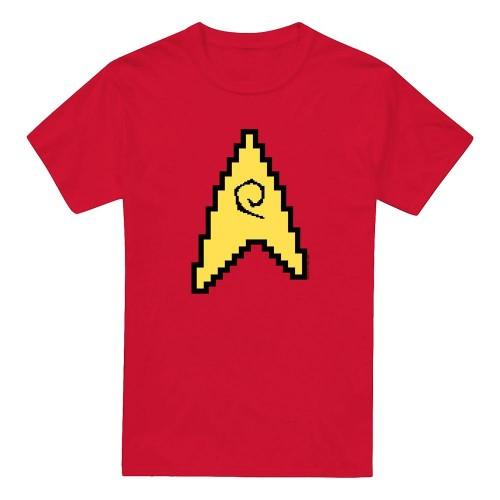 STAR TREK Mens Engineering 8-Bit T-Shirt