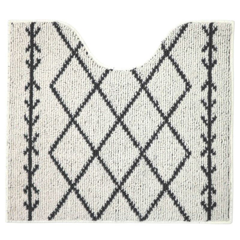 Yokozuna Creation (Yokozuna) Beni Ourain Toilet Foot Mat, Ivory