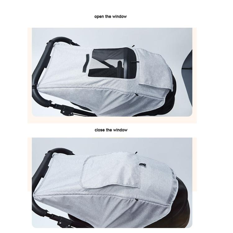 Universal Baby Stroller Accessories Sun Shade Cover With Visible Sunroof
