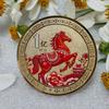 .1/3/5Pcs 2026 Horse Year Chinese Coins Lucky Animal Horse Commemorative Metal Souvenir Collection Coins New Year Gift